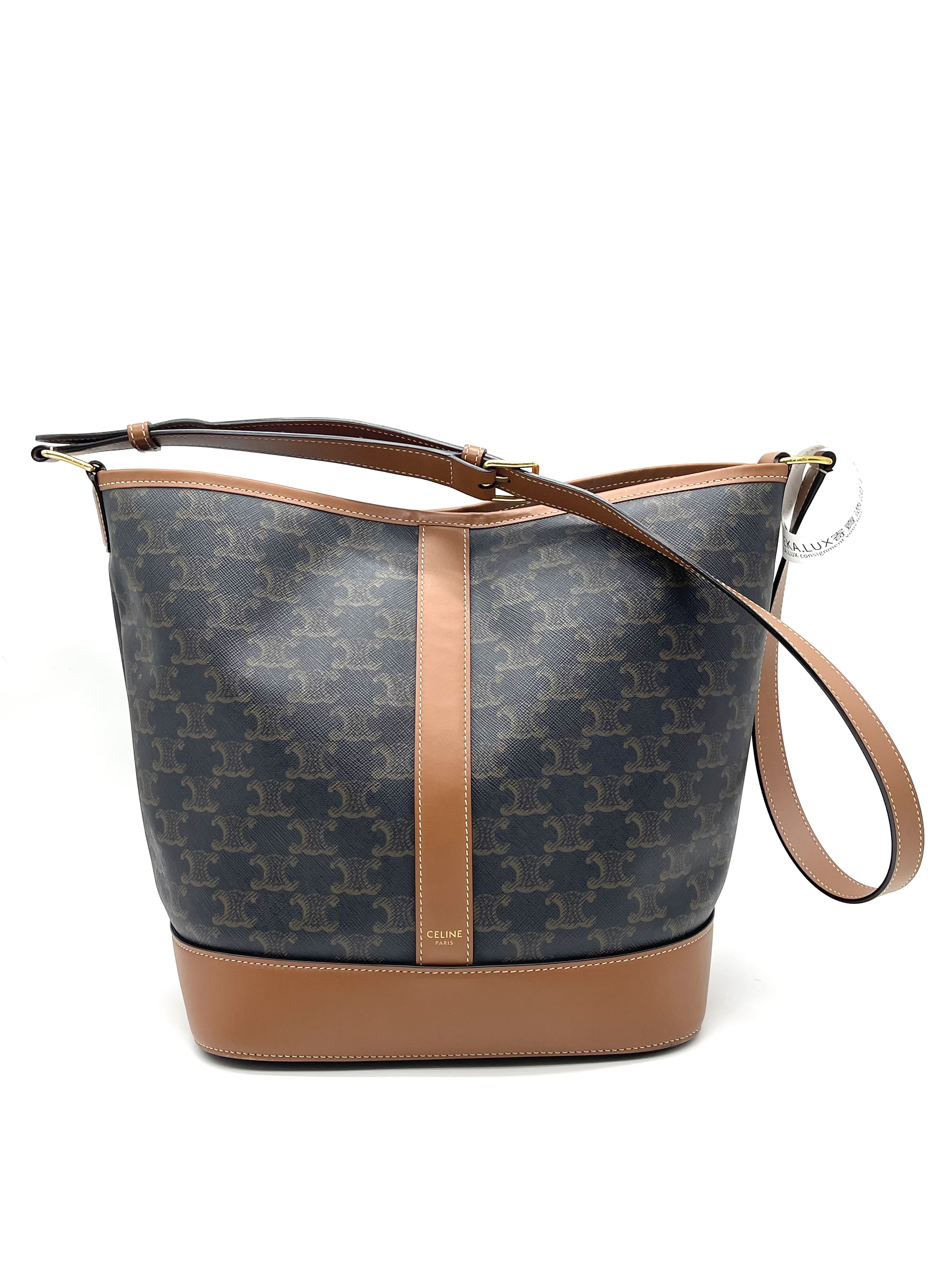 Pre-owned CELINE Medium Triomphe Bucket Bag / Product Code: 26031416