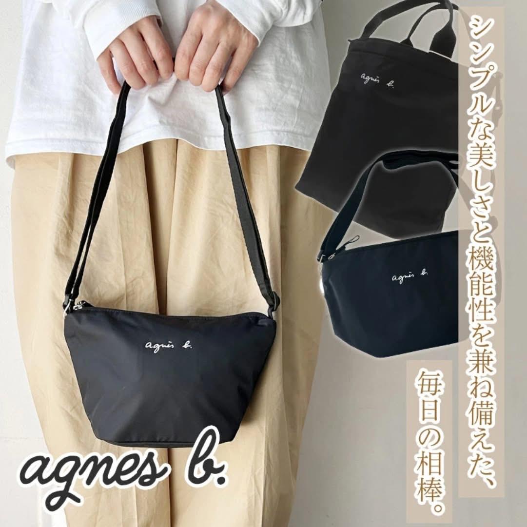 $88隻。Agnes B尼龍小單肩包