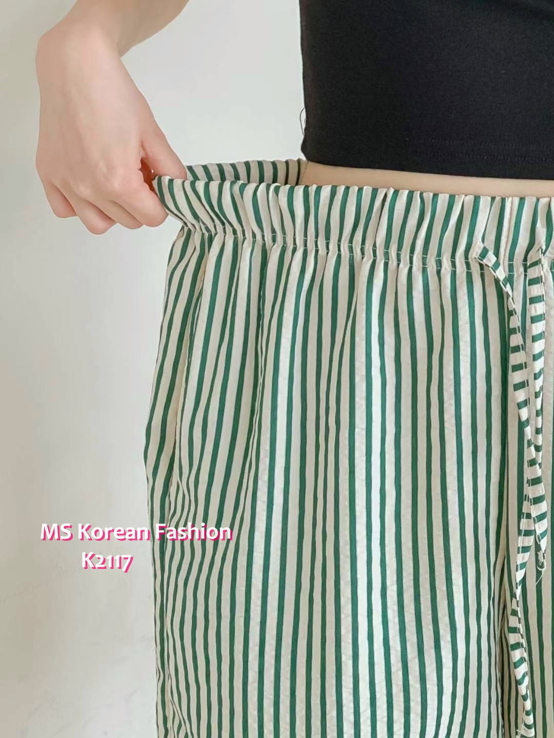 K2117 韓國🇰🇷條紋短褲仔