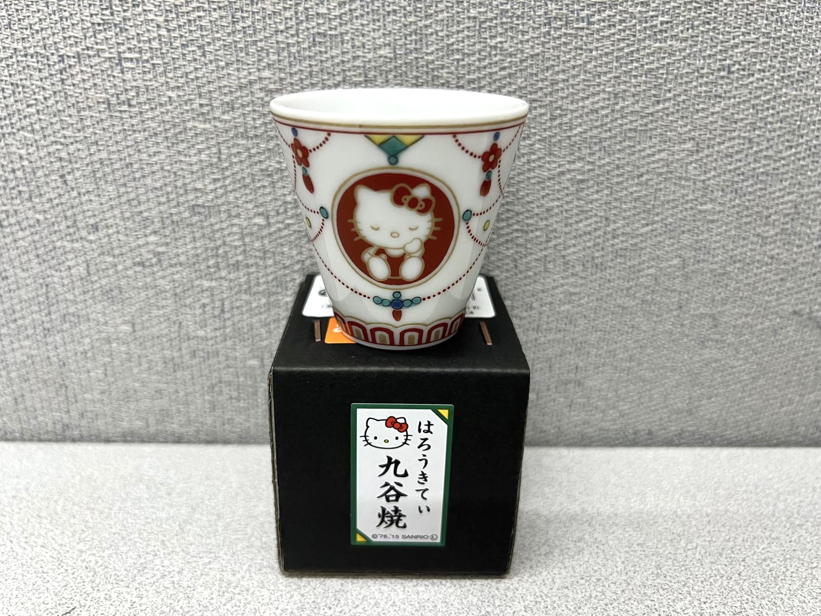 🎌日本直送🎌 Hello Kitty 日本製《九谷燒》清酒杯