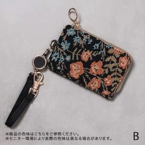 日本🗾品牌可伸縮L形拉鏈式證件套匙扣現貨💞