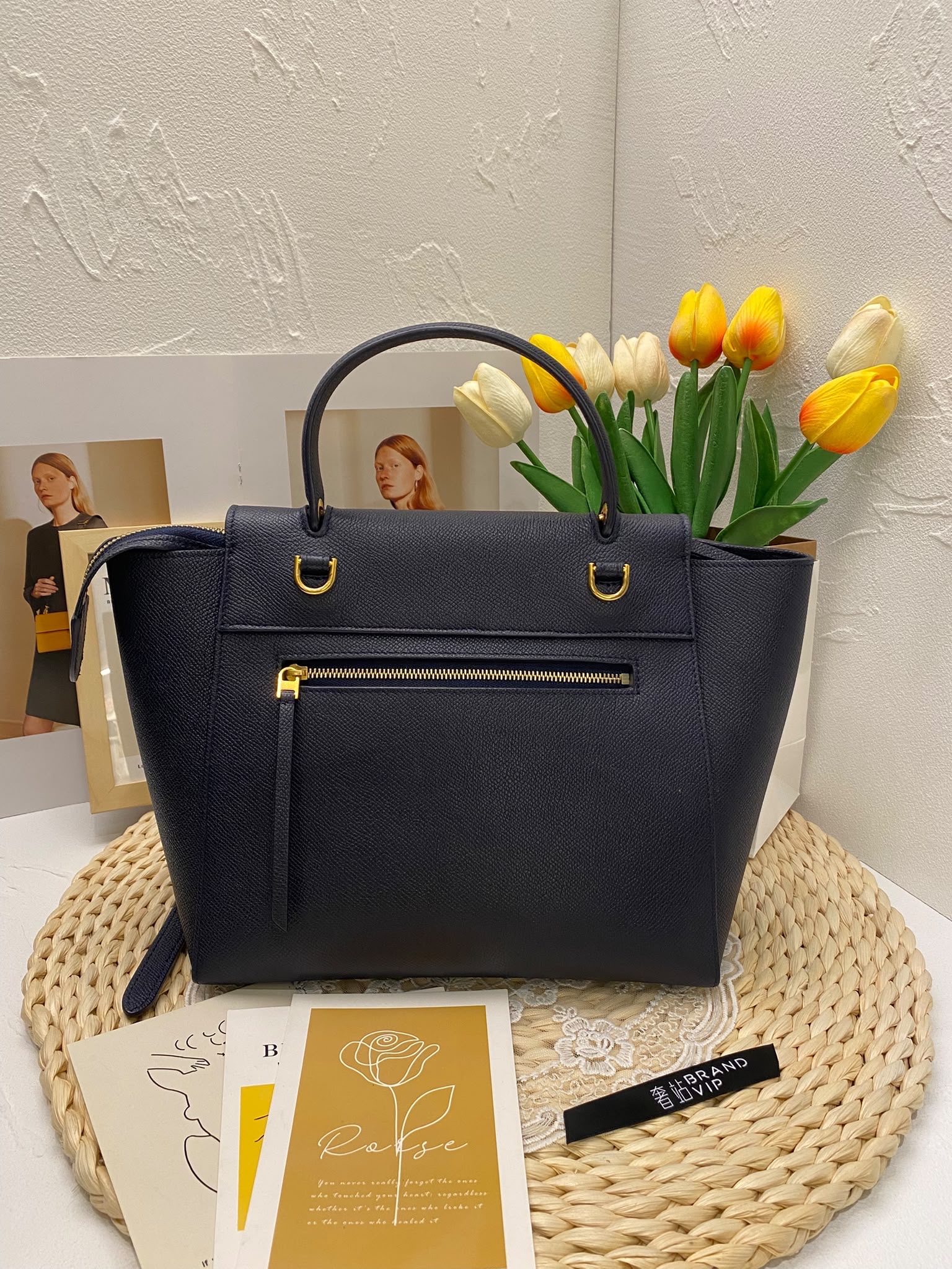 Celine Grained Calfskin Belt Bag