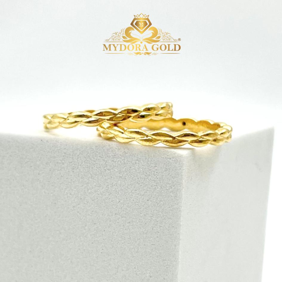 MYDORA Cincin Mini Golden Rope (5G) l EMAS 916/ 22K