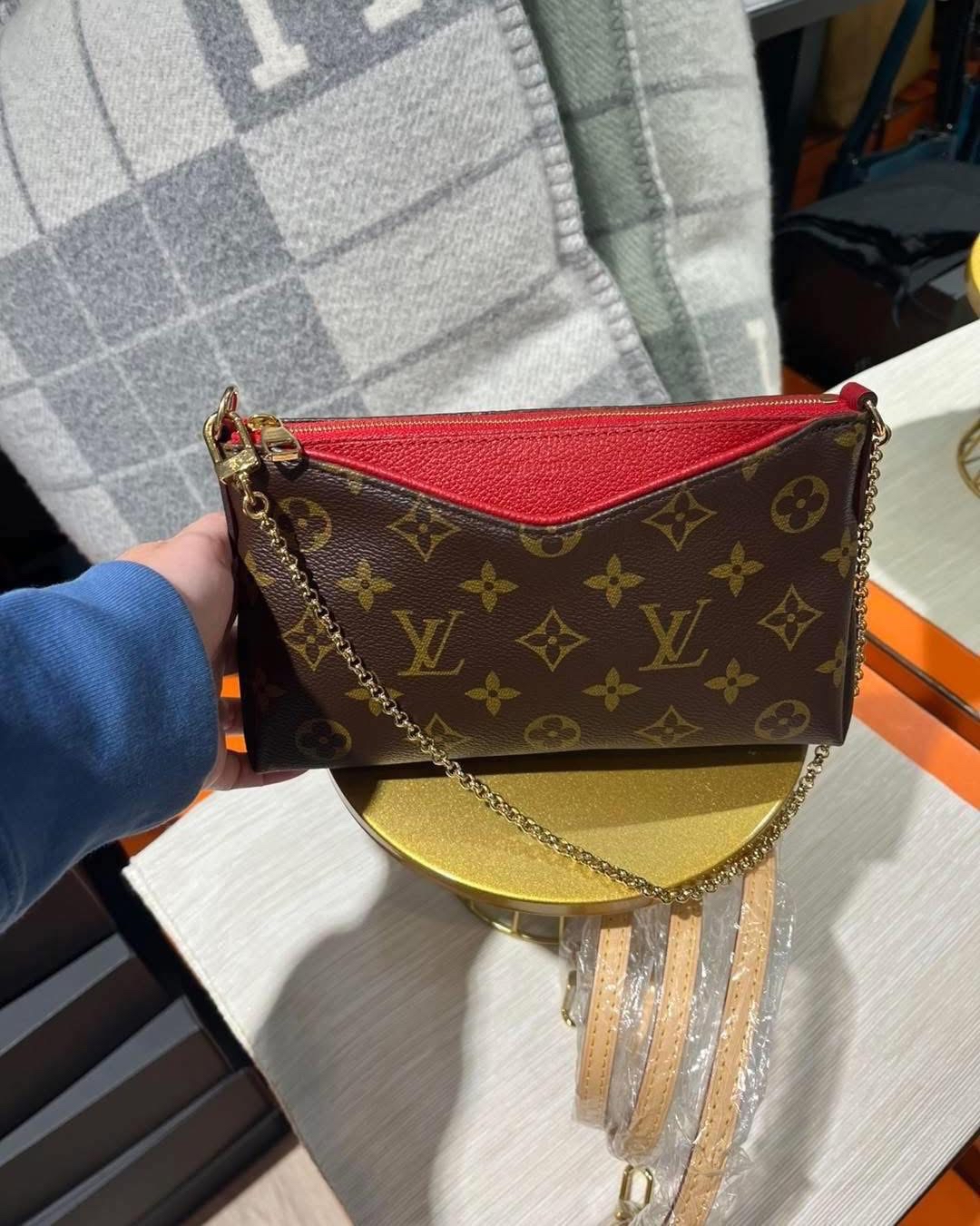 Lv Pallas Clutch 2way Bag M41638 100%Authentic, Unused 未使用品 ✅strap 斜揹長肩帶✅Dust bag 