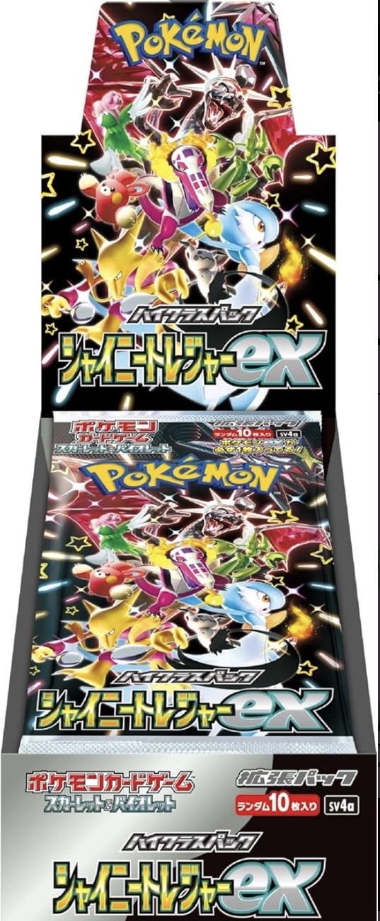 Pokemon TCG 閃色寶藏 sv4a Booster Box 原盒（日版）
