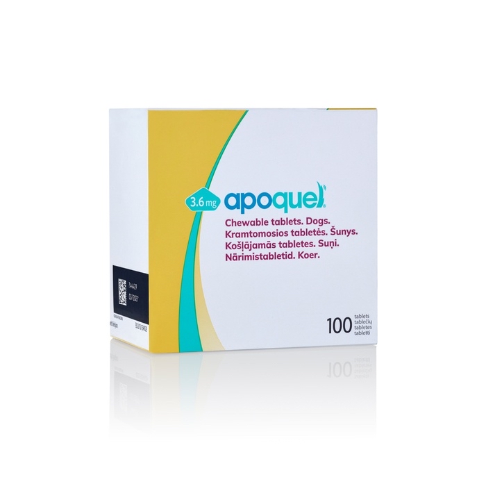 Apoquel 3.6mg,chewable(咀嚼片)100粒裝