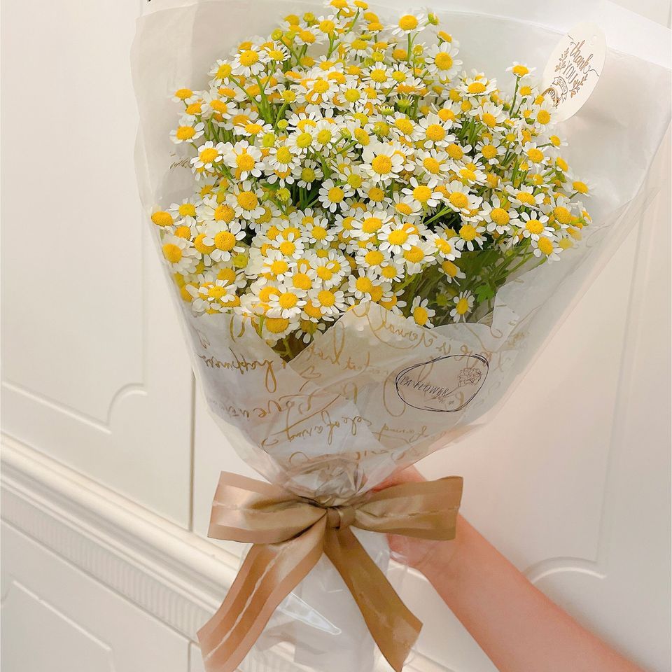 韓式小波菊花束 La Flower Hk