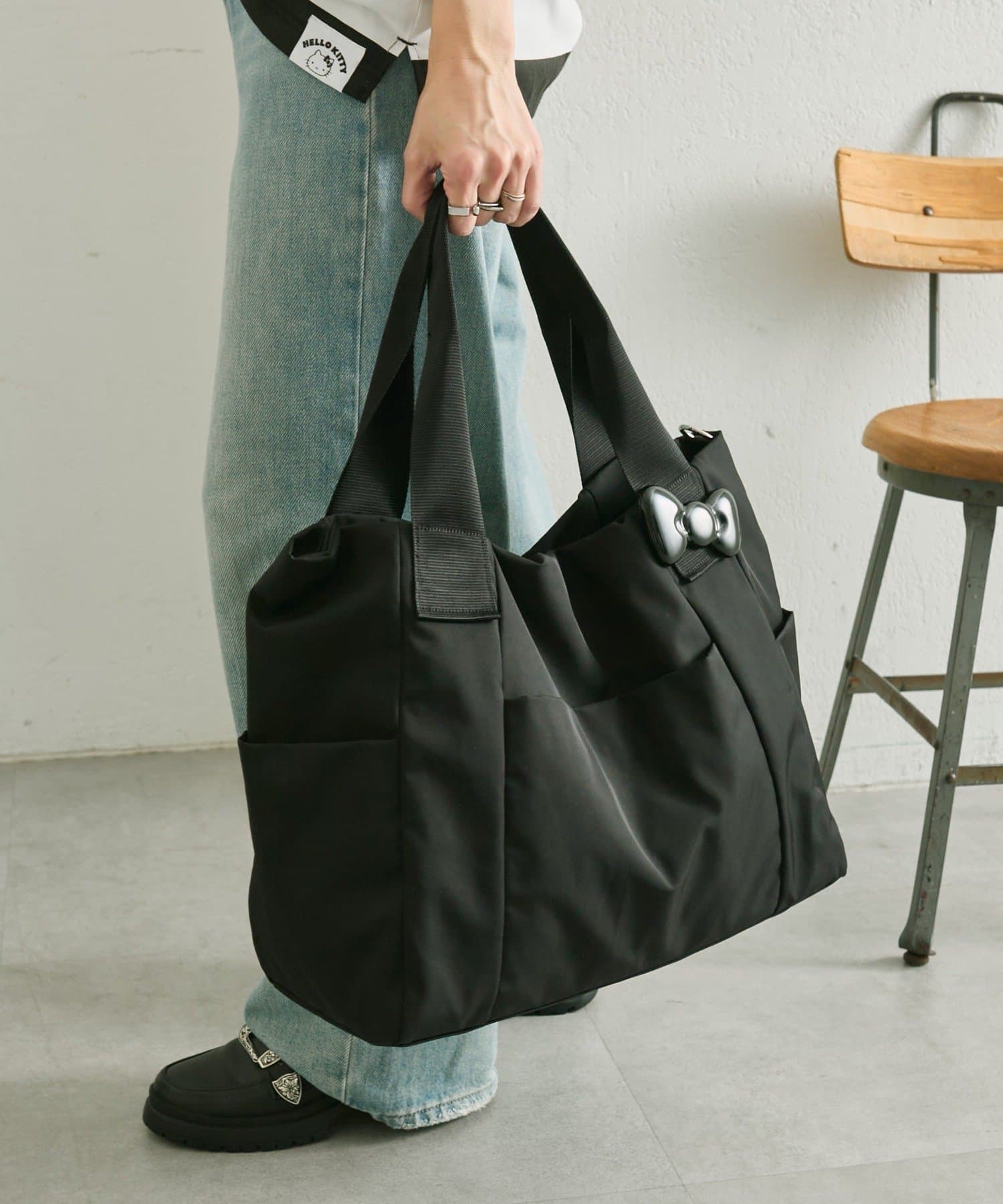 🎀【預訂】Kitty x ear Regin Ribbon bag L