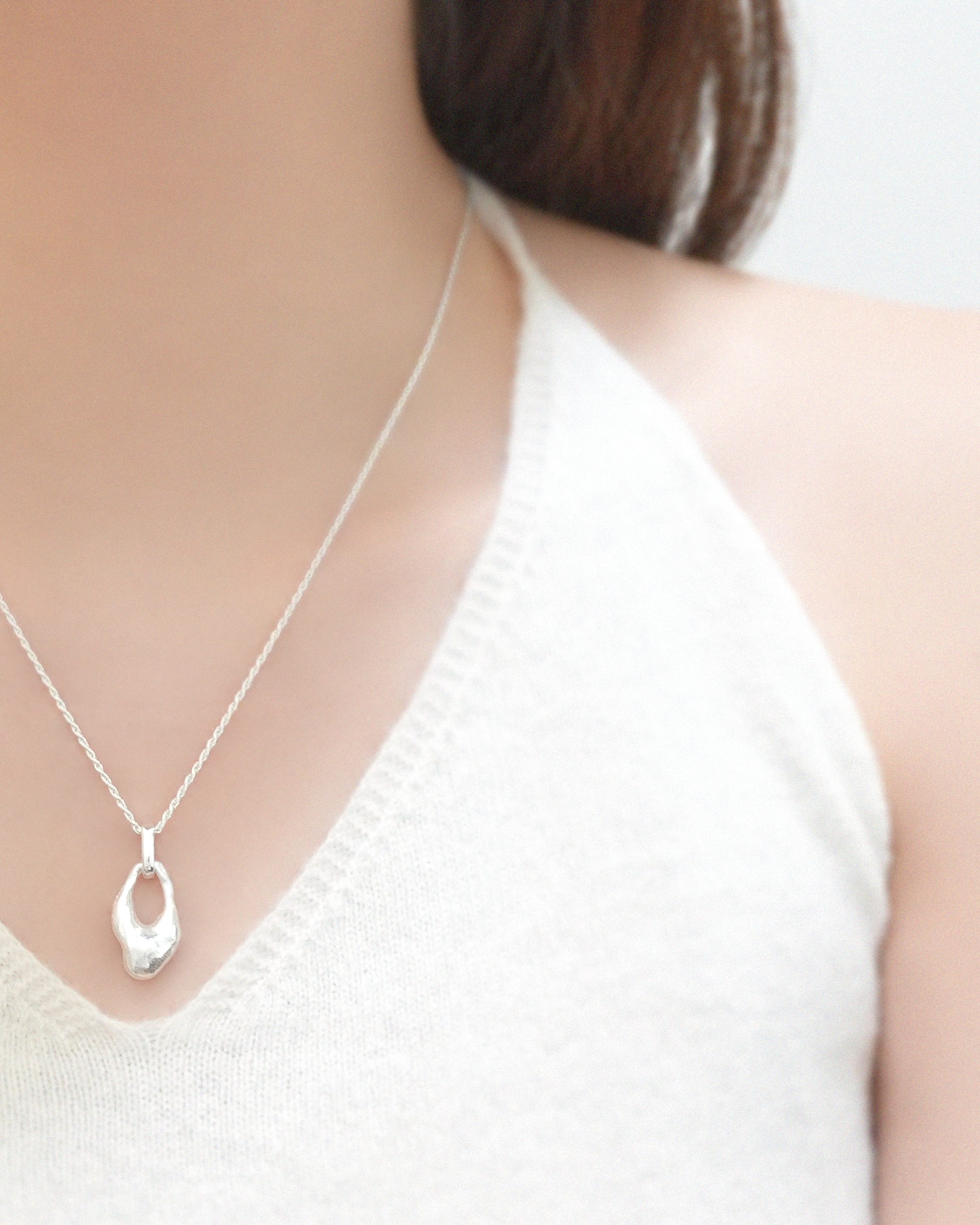 Sleek Sculptural Necklace