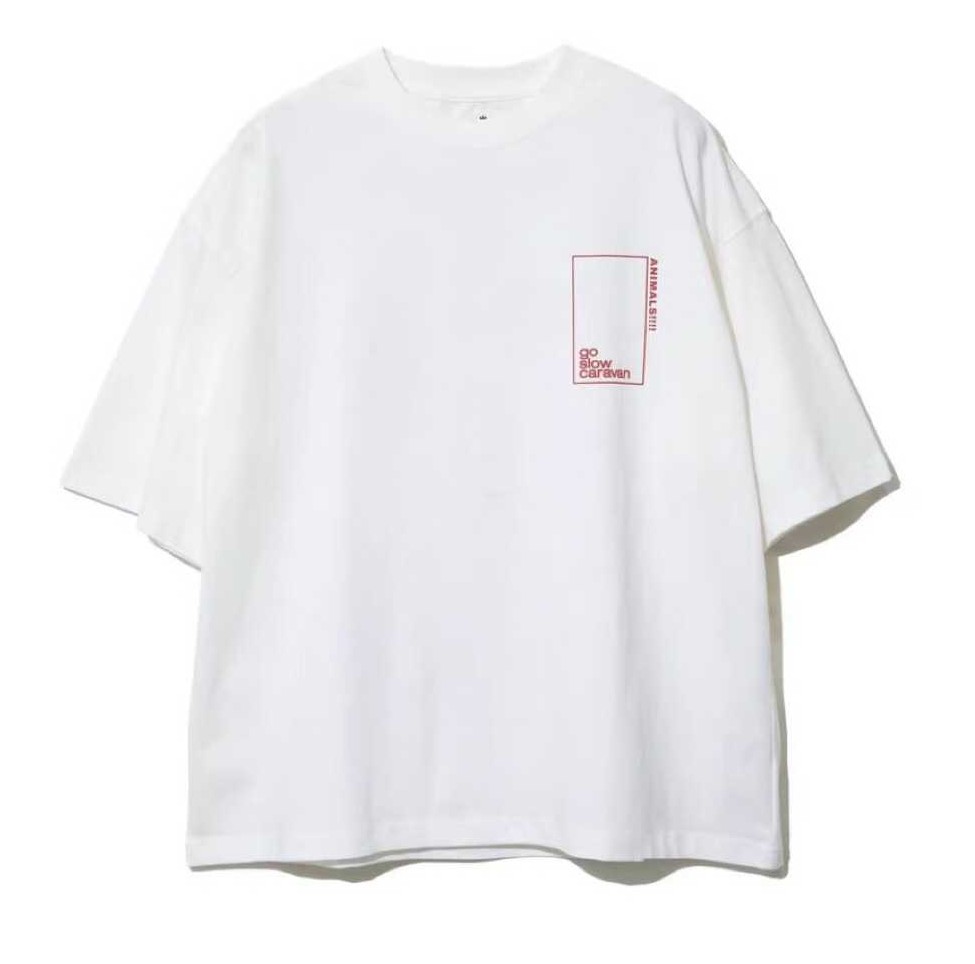 預訂 go slow caravan 15週年限定款動物圖案短袖Tee [貨號26A450]