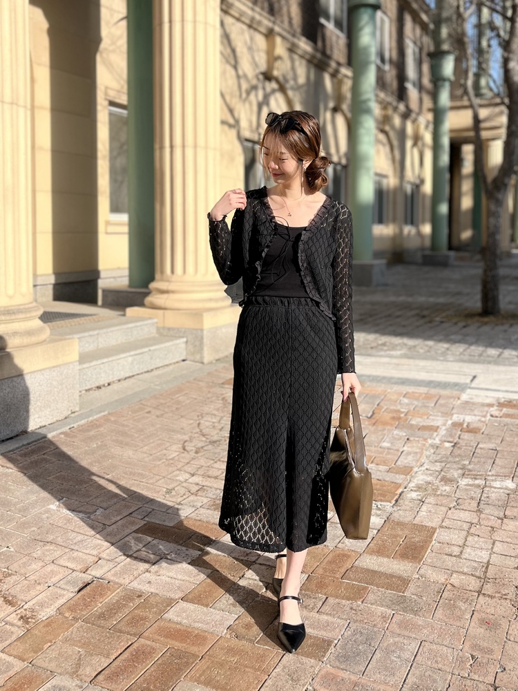 The Lacie Cardigan Set (Black)