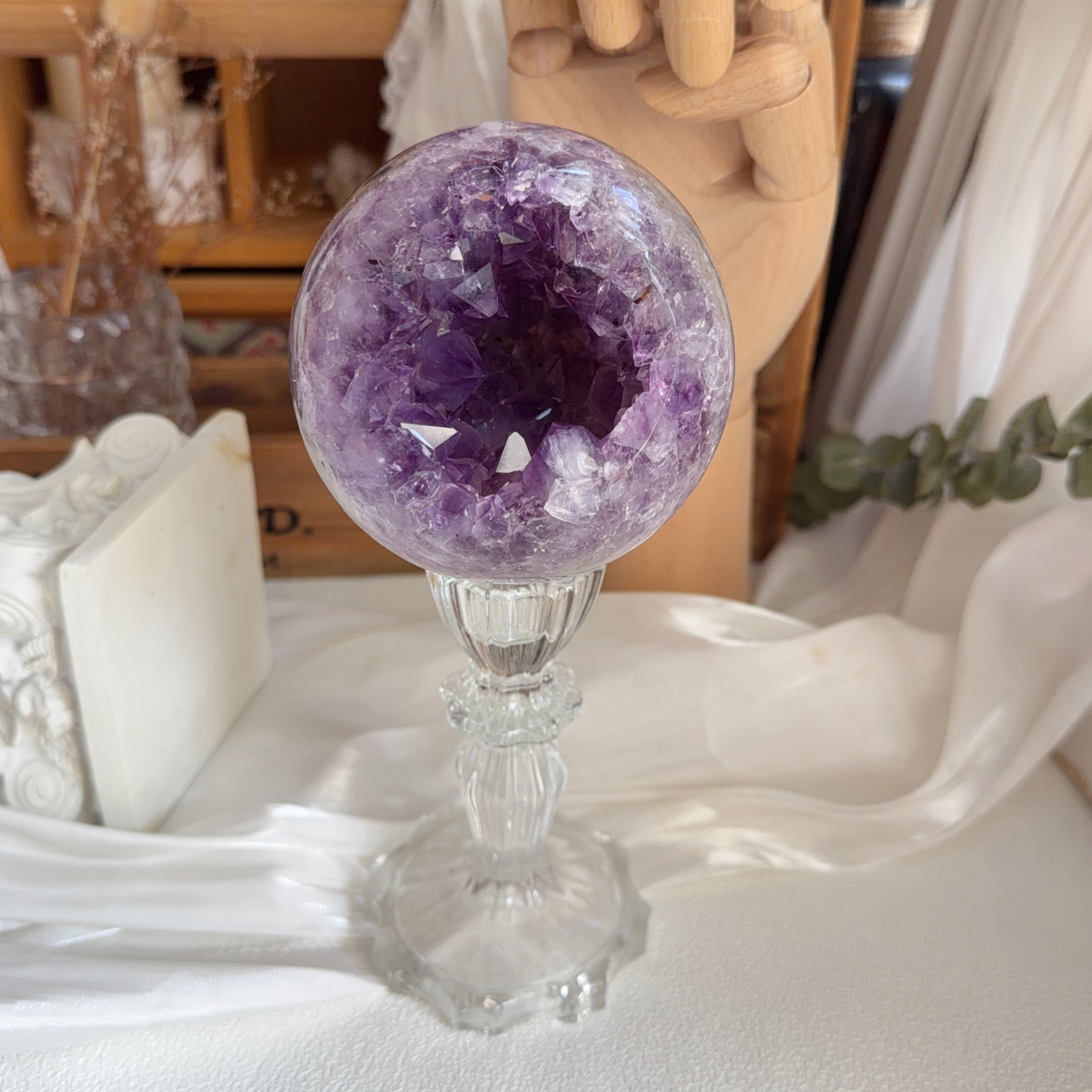 原皮紫晶開口笑