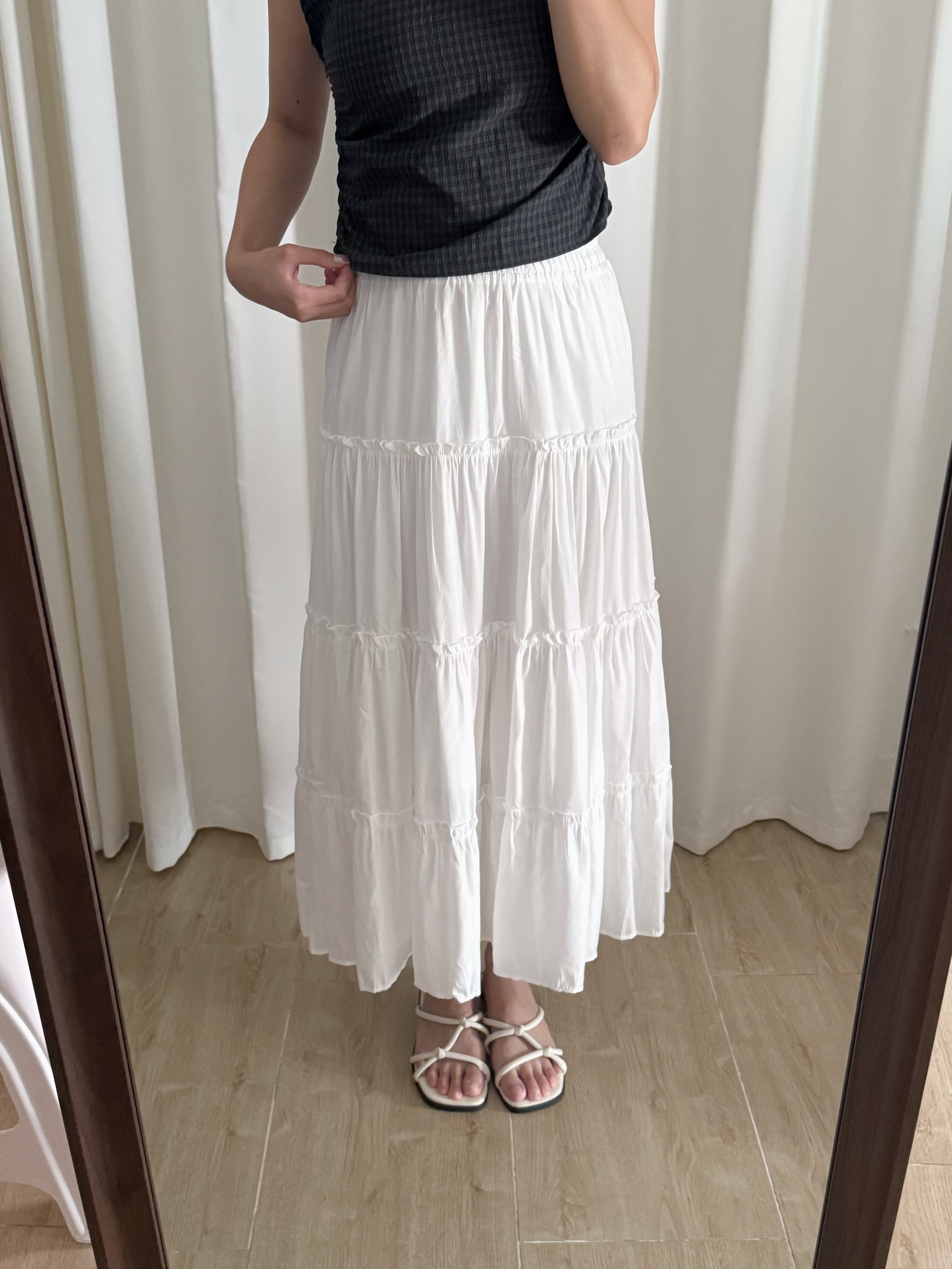 蓬蓬感蛋糕長裙(兩色入)