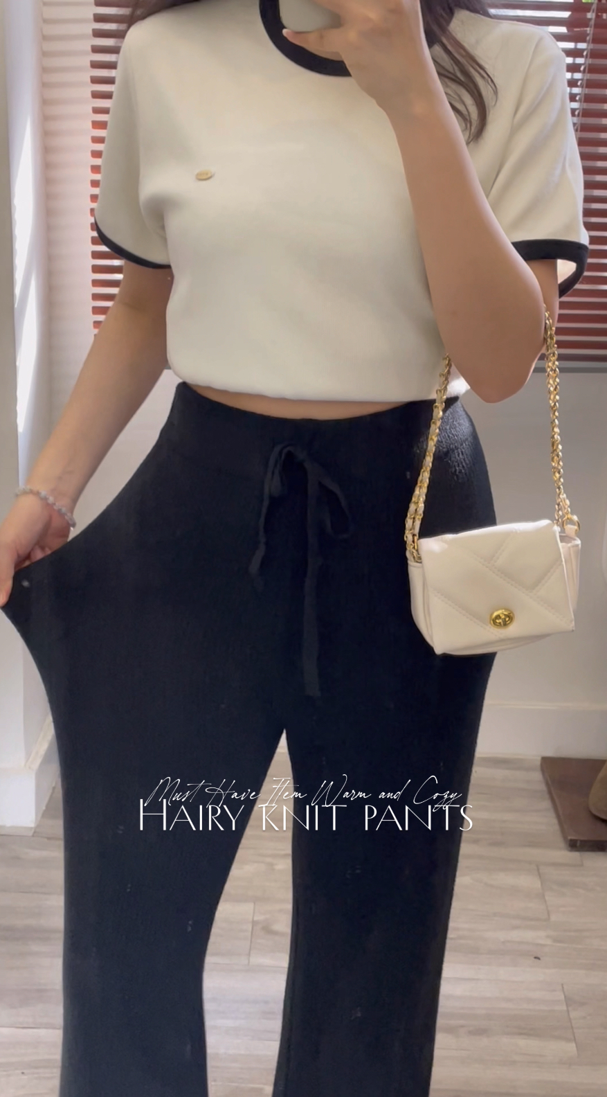 ❄️| HAIRY KNIT PANTS | 毛毛內裏