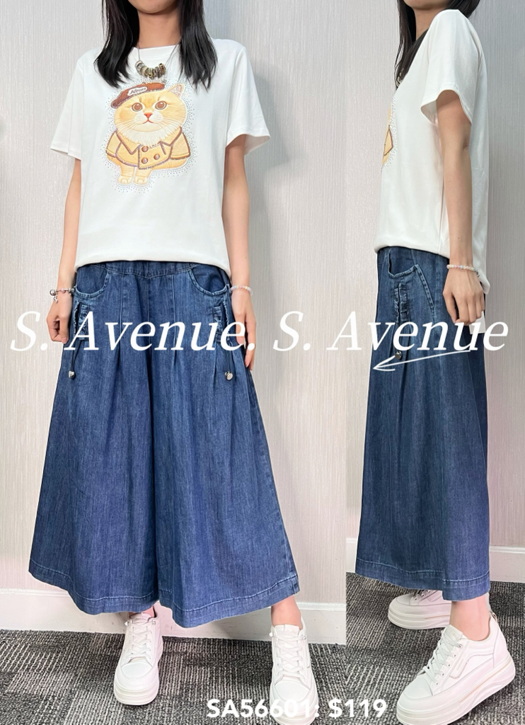 SA56601: 短袖畫家帽tee