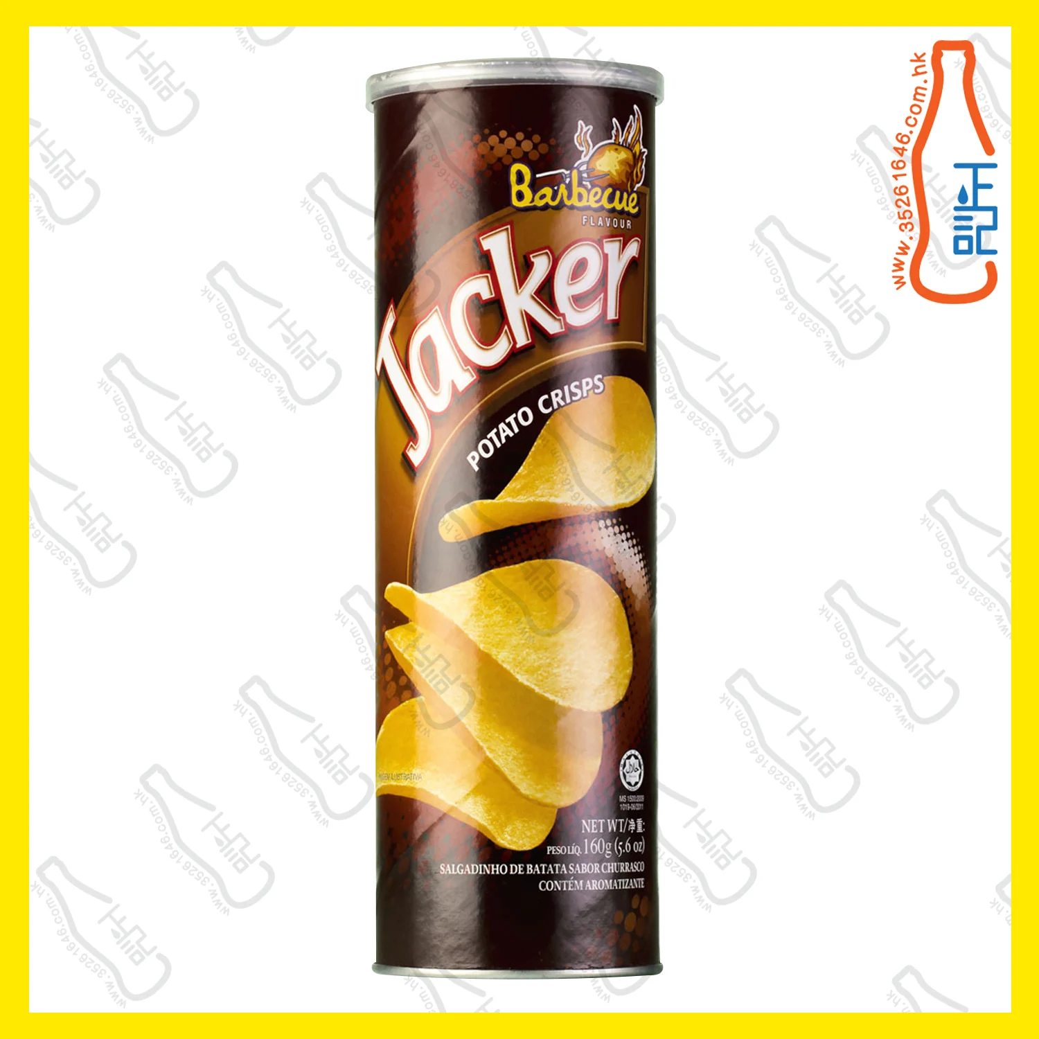 ==ORI6744 Jacker杰克牌桶裝薯片-BBQ味 /筒
