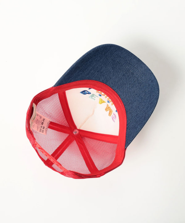 🇯🇵預訂 日本直送🇯🇵Beams Mini四色標誌刺繡微笑拼色網眼帽