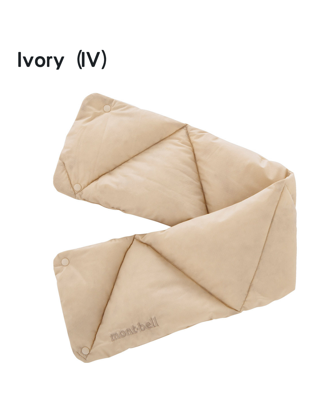 日本代購【 日本直送 Montbell 650FP 極輕量羽絨頸套 男女合用 650 Fill Power Down Neck Warmer unisex 】