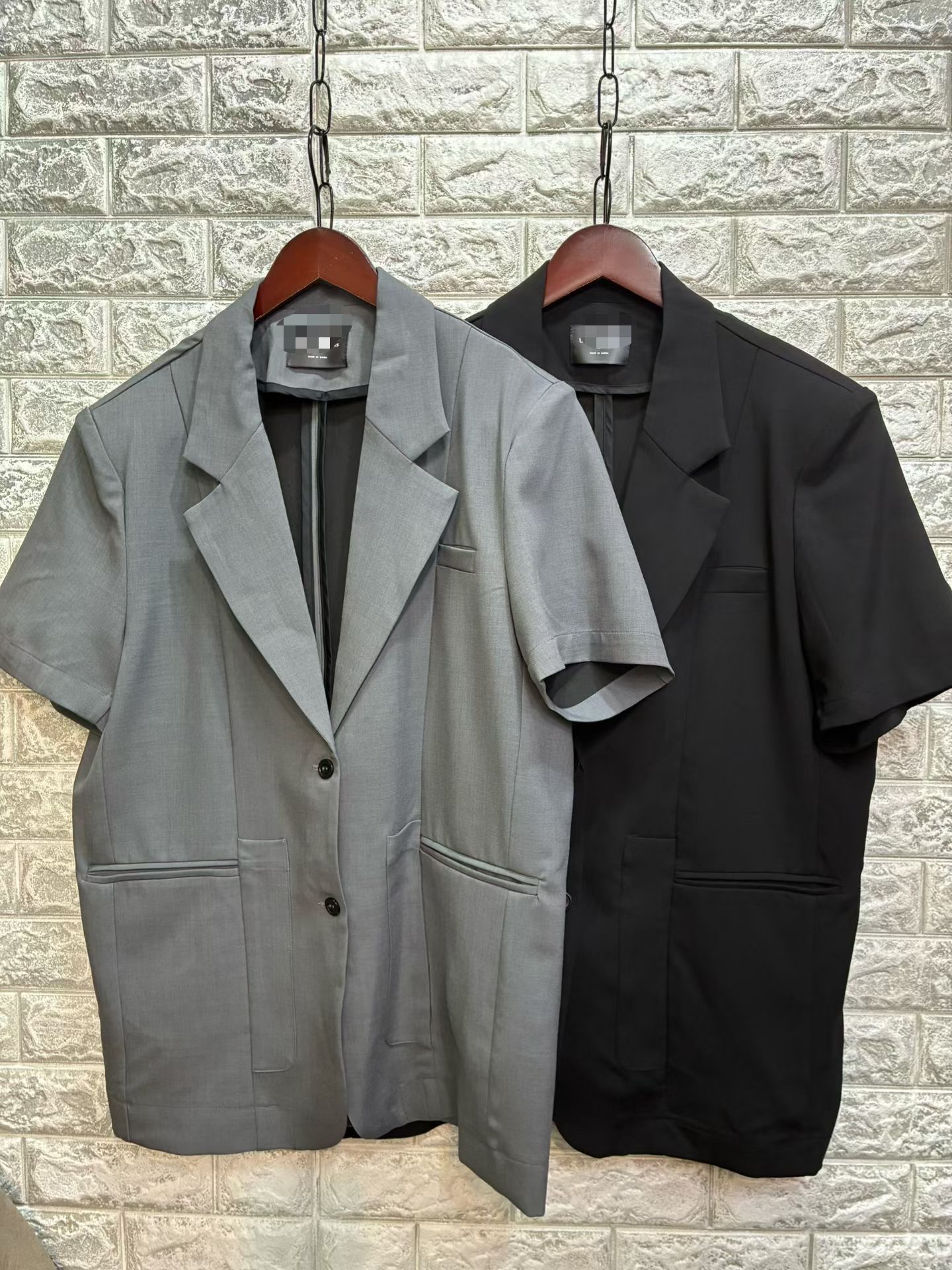 時尚休閒短袖西裝外套