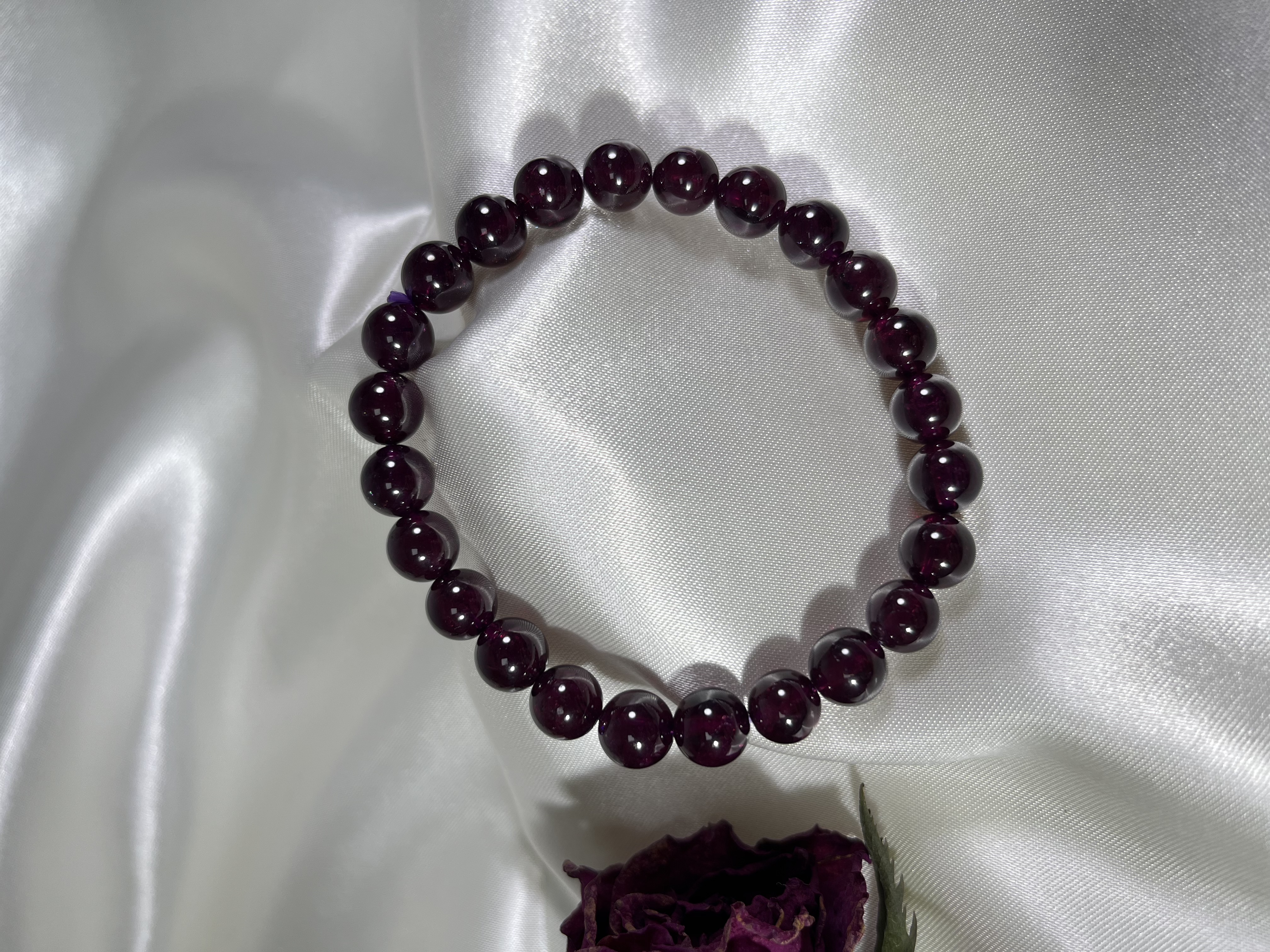 巴西紫牙烏石榴石 7mm+