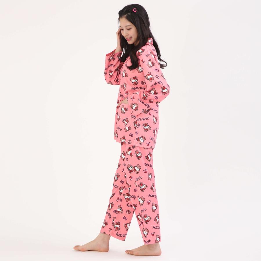 日本直送日本版Hello Kitty冬天長袖睡衣