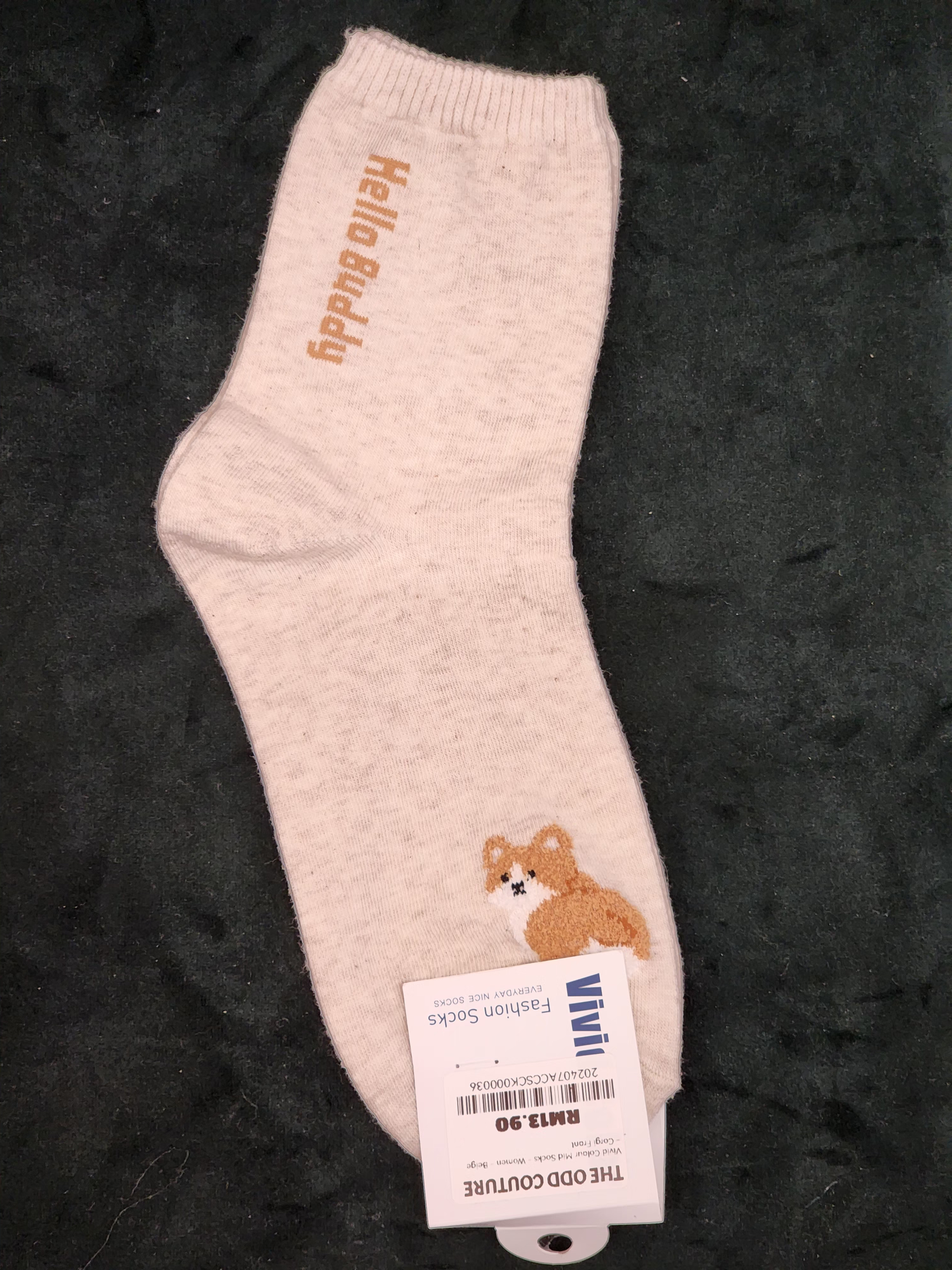 Vivid Colour Mid Socks