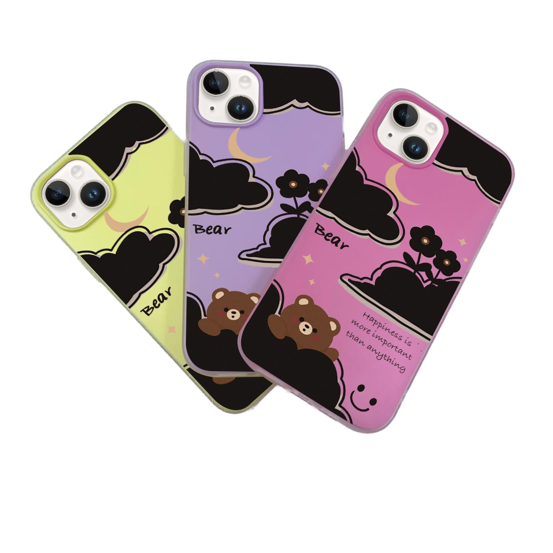 JELLY CASE PHONE FOR IPHONE - DESIGN BEAR D