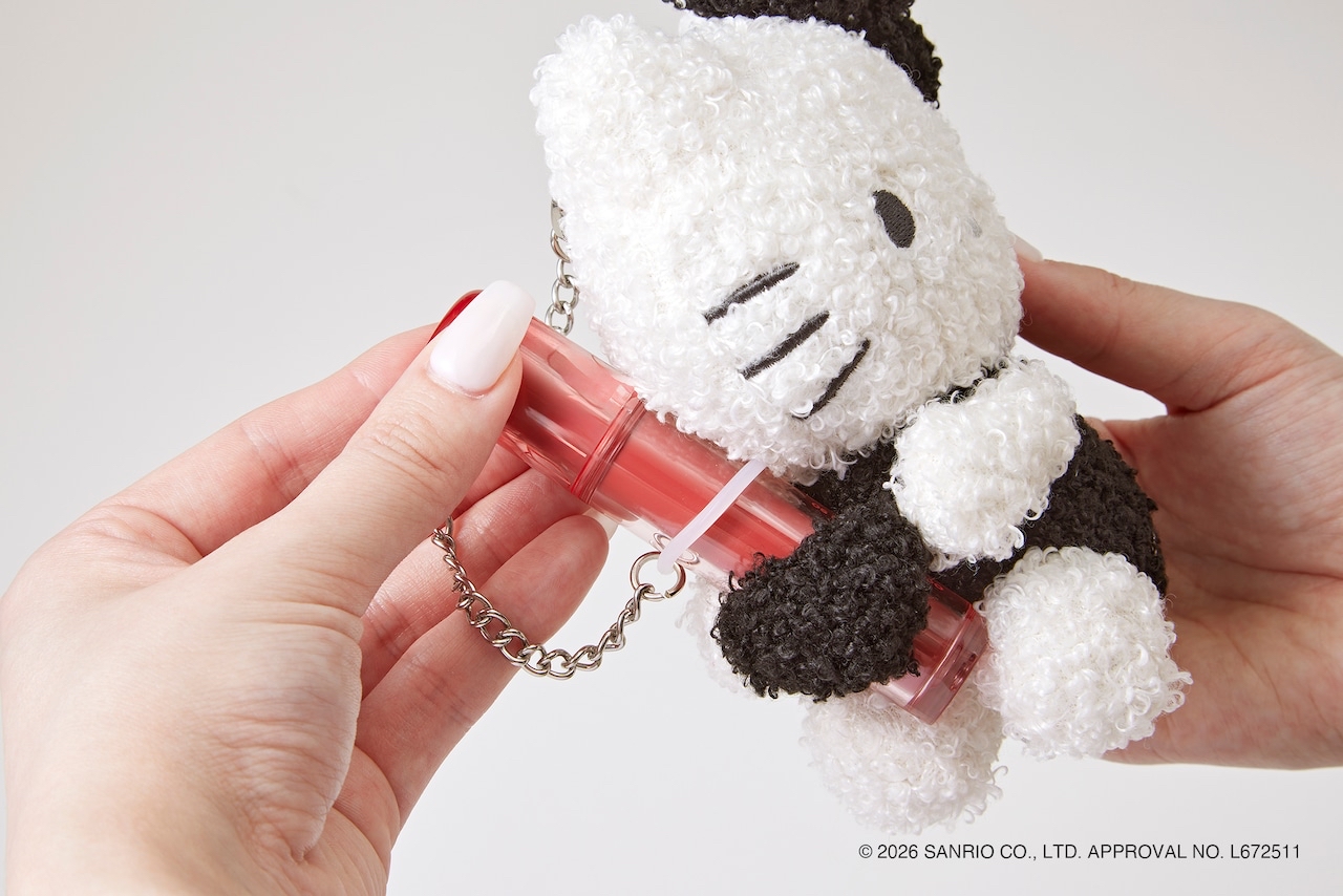 日本預訂📍日本HELLO KITTY × BRILMY系列 - 攬攬唇膏公仔吊飾 2026年10月中下旬出貨