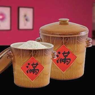 CLAYTAN Rice Container (with Chinese wording)
