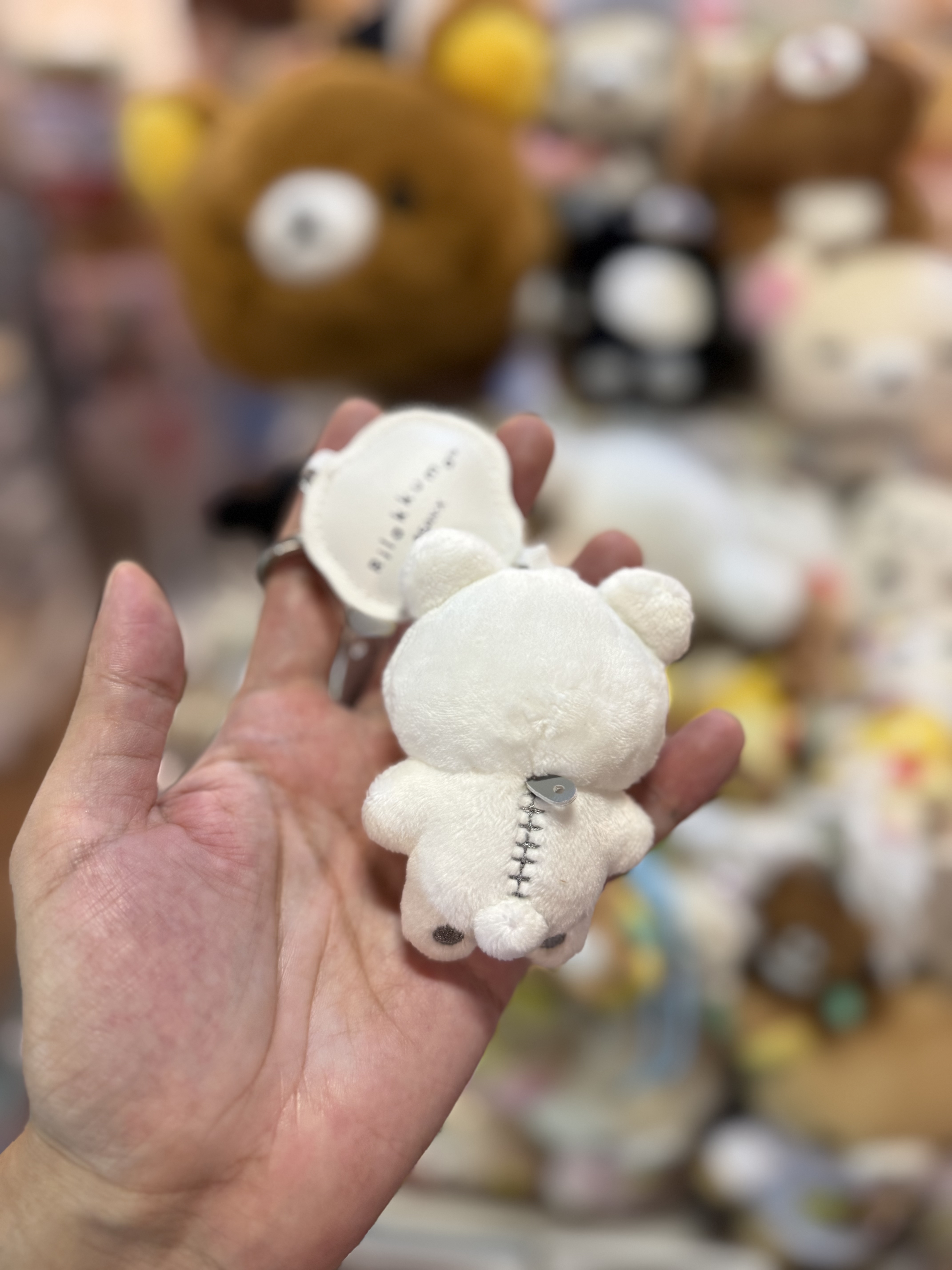 《現貨》全新日本專店限定黑白系列Rilakkuma 掛飾