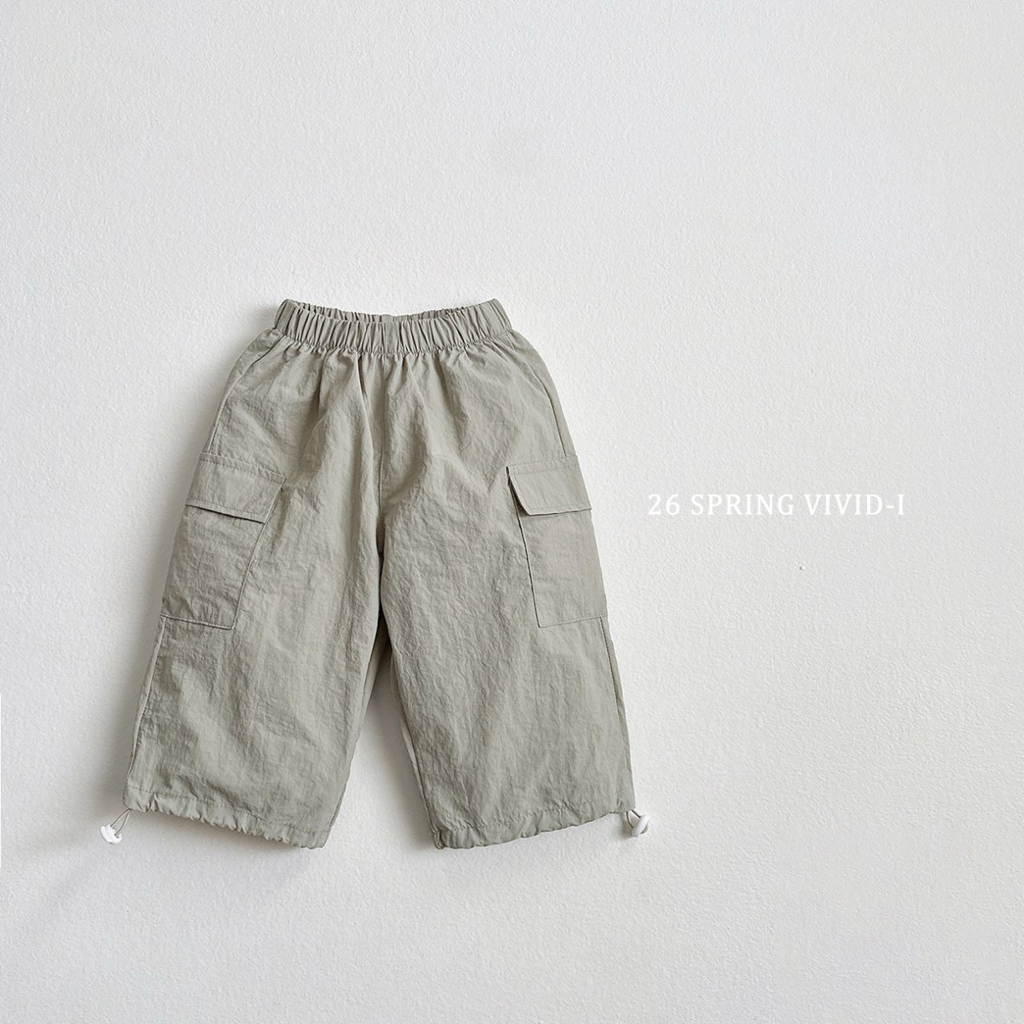 🌸預訂 韓國直送🌸🇰🇷VIVIDI四色口袋寬鬆工裝束腳褲