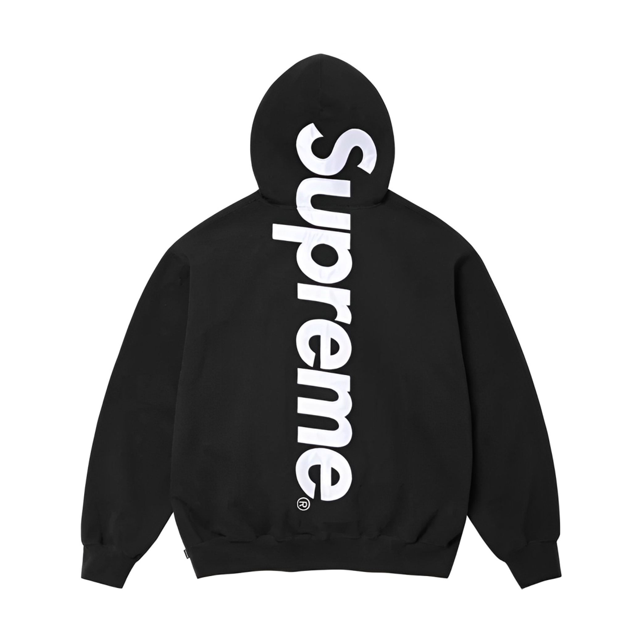 Supreme Satin Appliqué Hooded Sweatshirt