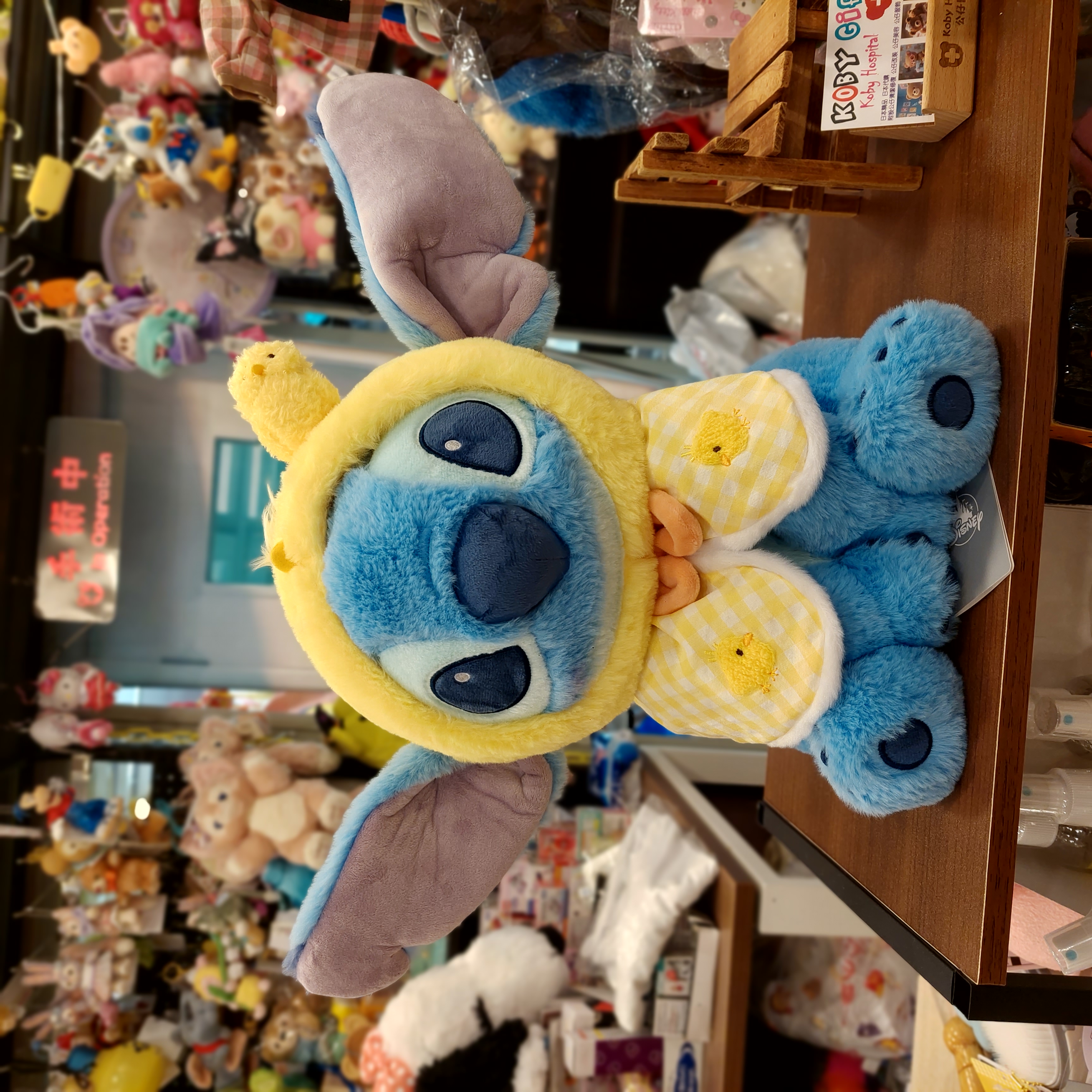 日本廸士尼 Stitch 史廸仔  Esther 小雞造型 大公仔 35cm