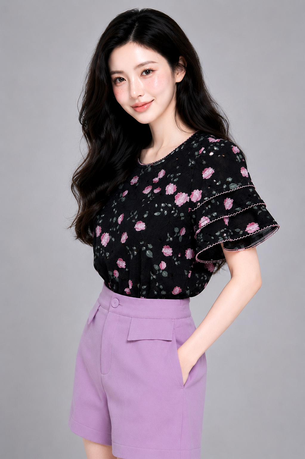 86139 Rosalie Bloom Blouse