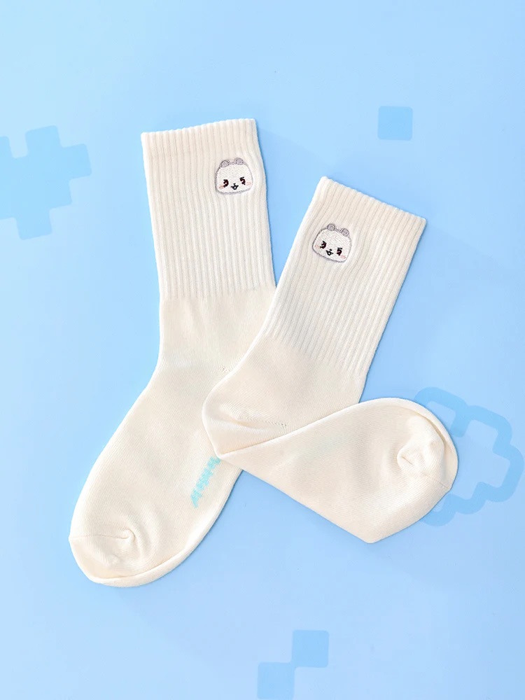 📦訂購 韓國代購 Line Friends PLAVE MMMM RIB EMBROIDERED SOCKS 中筒襪
