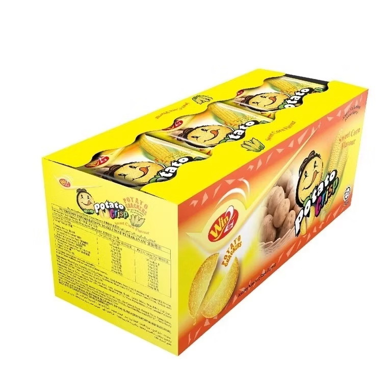 30pcs Win2 Potato Crisp Biskut [Vegetable/BBQ/Tomato/Curry/Sour Cream/Himalayan Salt]