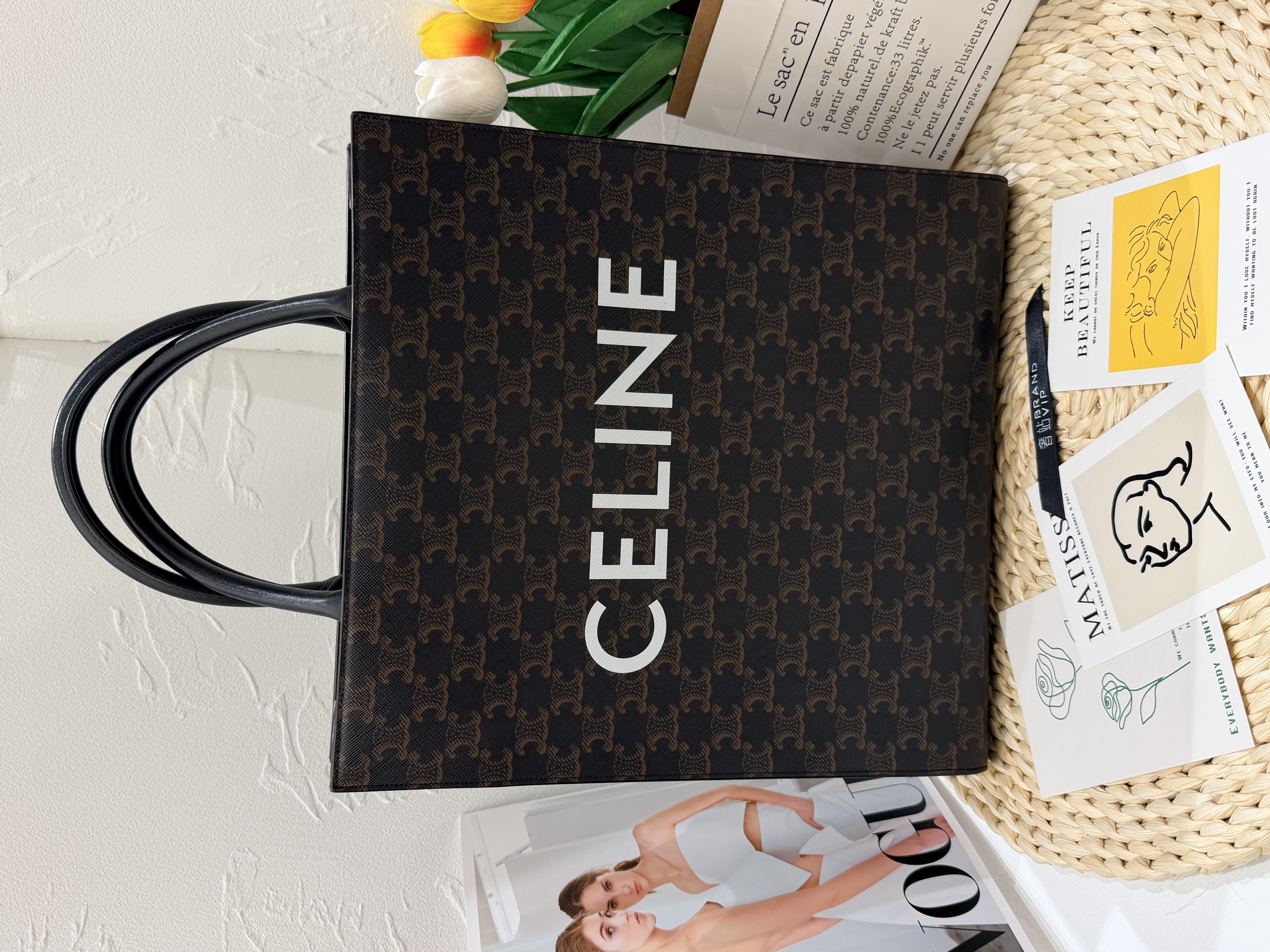 Celine cabas tote