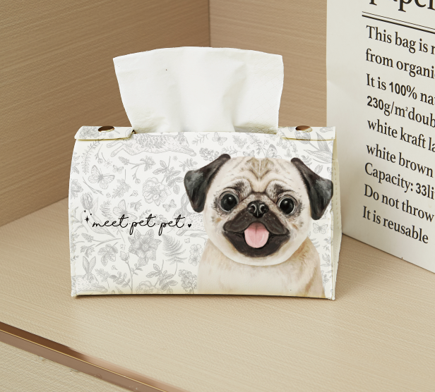 ⋆ 八哥 ⋆ 紙巾套 ⋆ Pug Dog ⋆