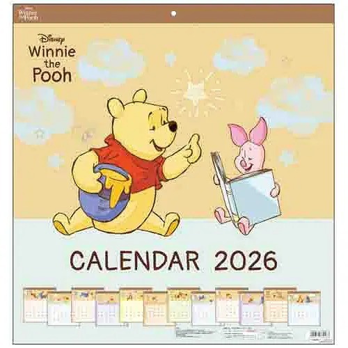 [現貨] [日本直送] Winnie The Pooh 2026年 掛曆  {TF2508004}