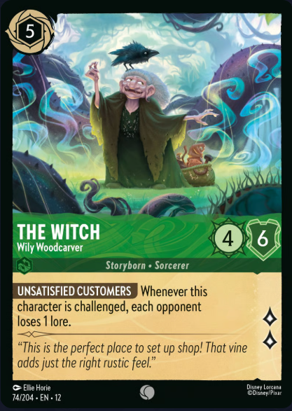 74/204 The Witch - Wily Woodcarver C