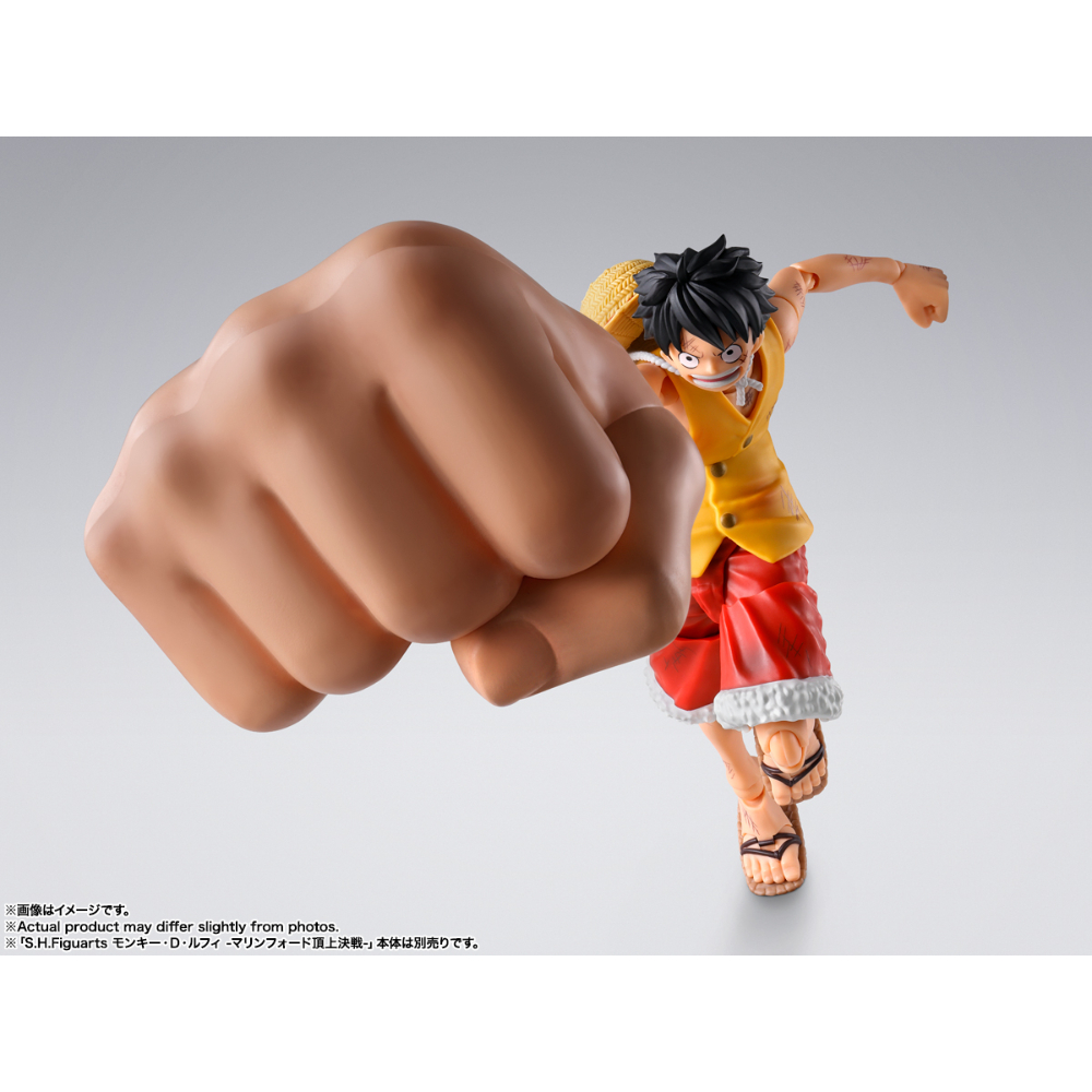 PREORDER SHF One Piece Monkey D Luffy Marineford Gear 3 Option Parts