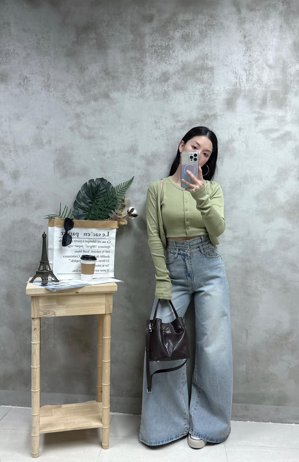H07 扣鈕背心+ 外套Set