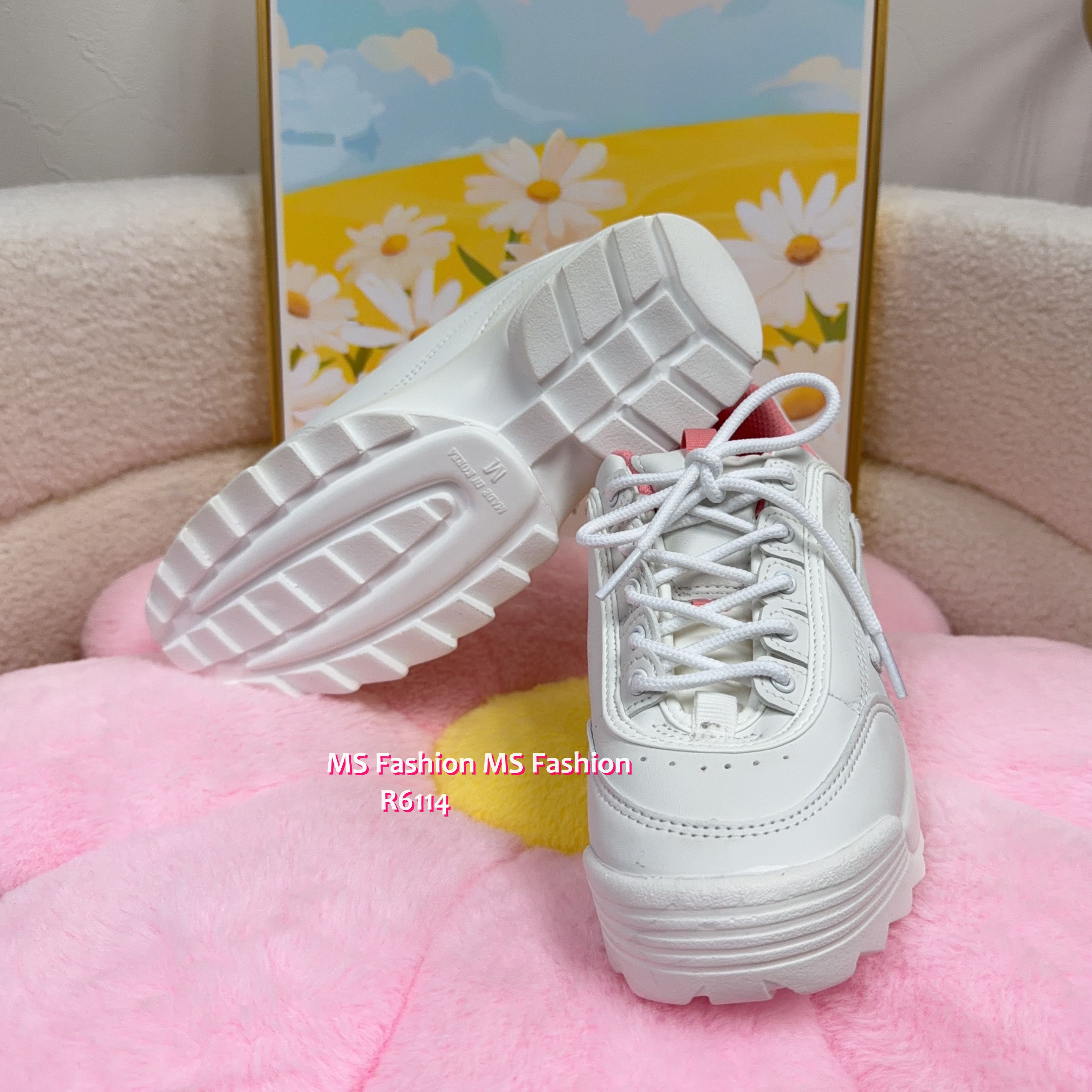 R6114 韓國🇰🇷厚底靚色sneakers