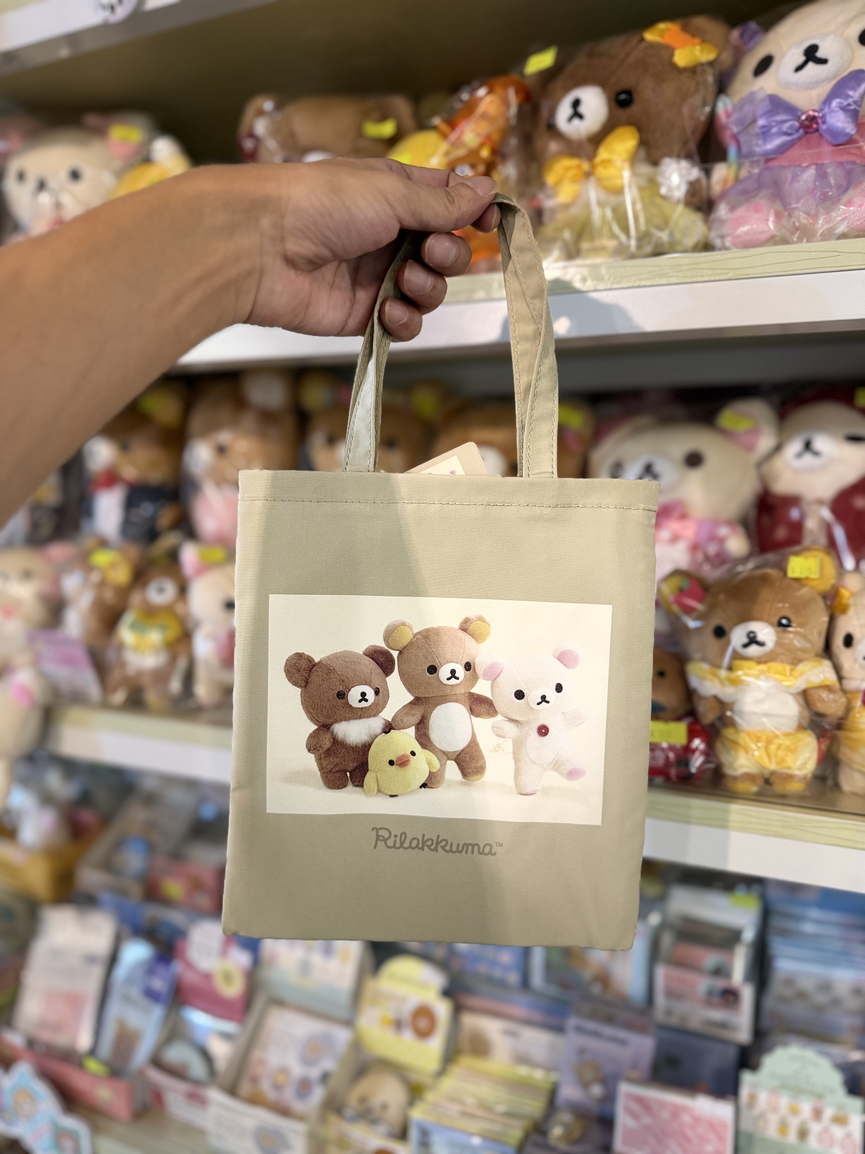 《現貨》全新rilakkuma寫真系列小手抽袋