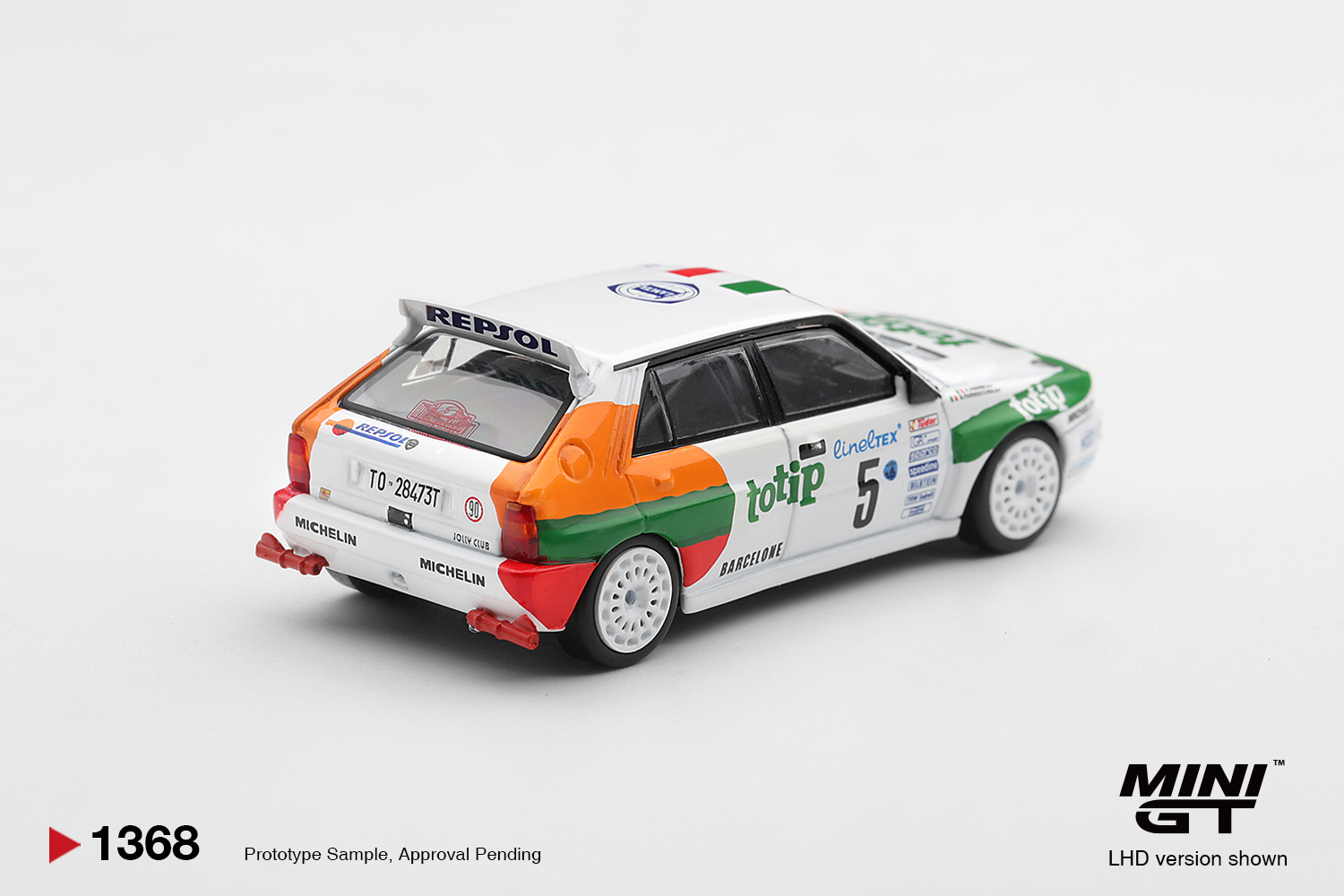 （預訂 Pre Order) MINI GT ( MGT01368-L ) Lancia Delta HF Integrale Evoluzione #5 1993 Rallye Monte-Carlo