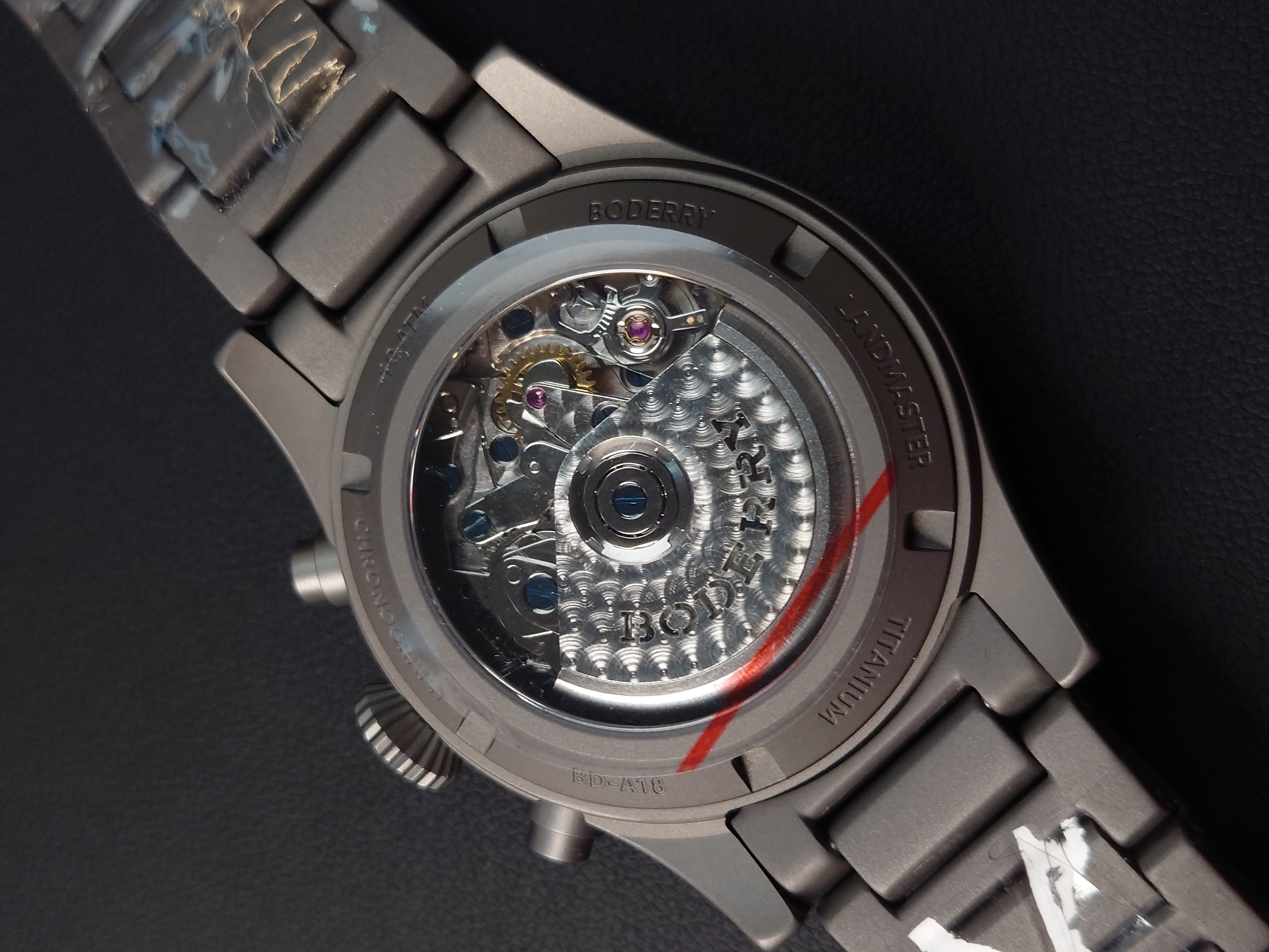 Boderry Landmaster Titanium Chronograph Automatic -  BD-A18T-05B Yellow