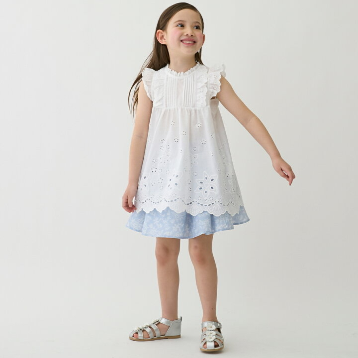 🇯🇵預訂 日本直送🇯🇵Petit Main 三色蕾絲荷葉邊短袖上衣