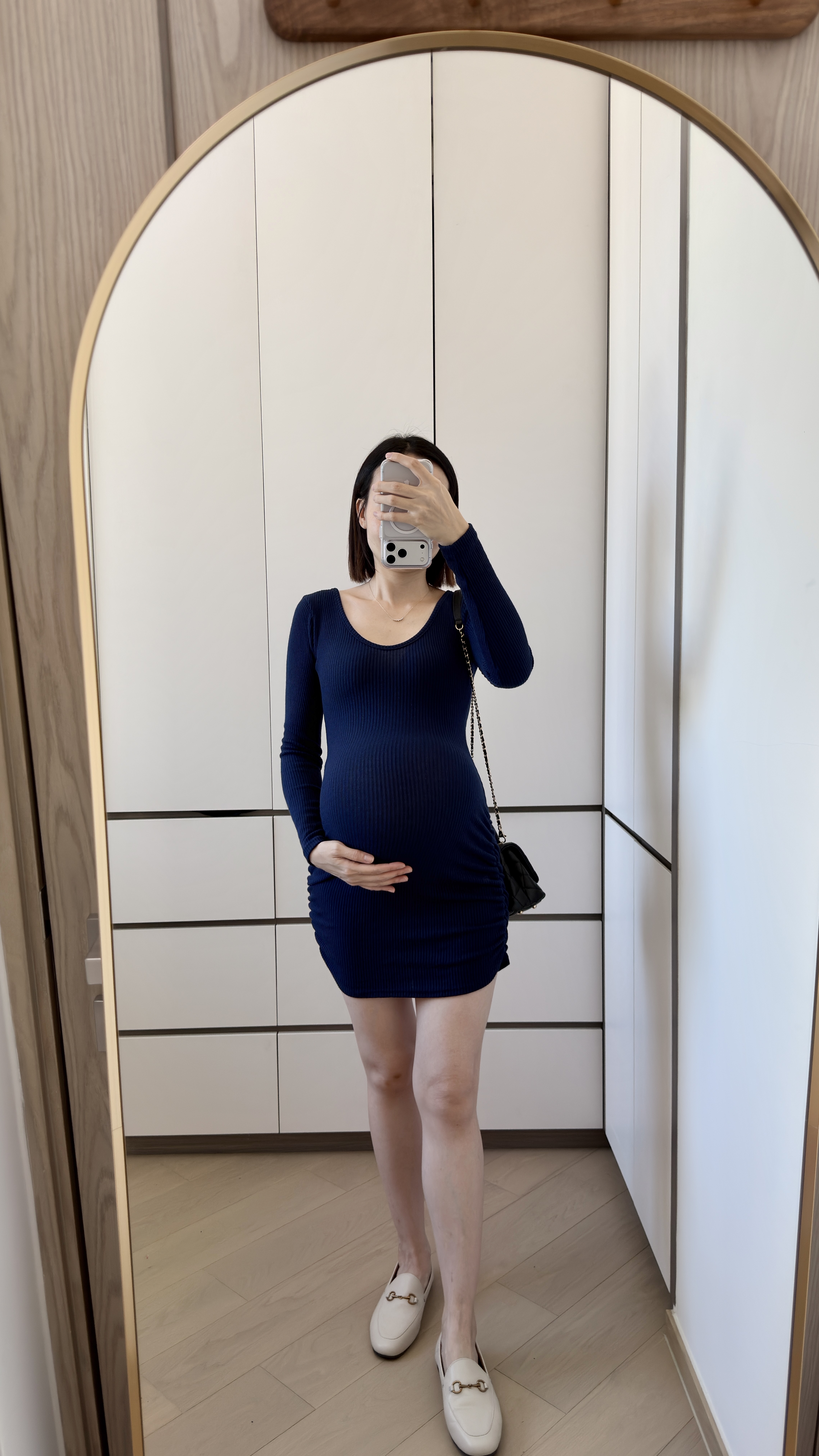 The Sculpted Ribbed Mini Dress