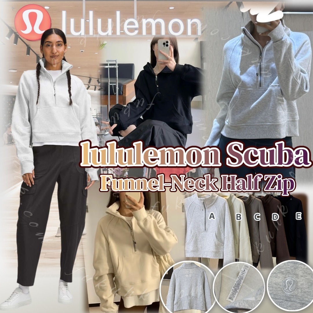 lululemon Scuba Funnel-Neck Half Zip 抓絨半拉鍊衛衣
