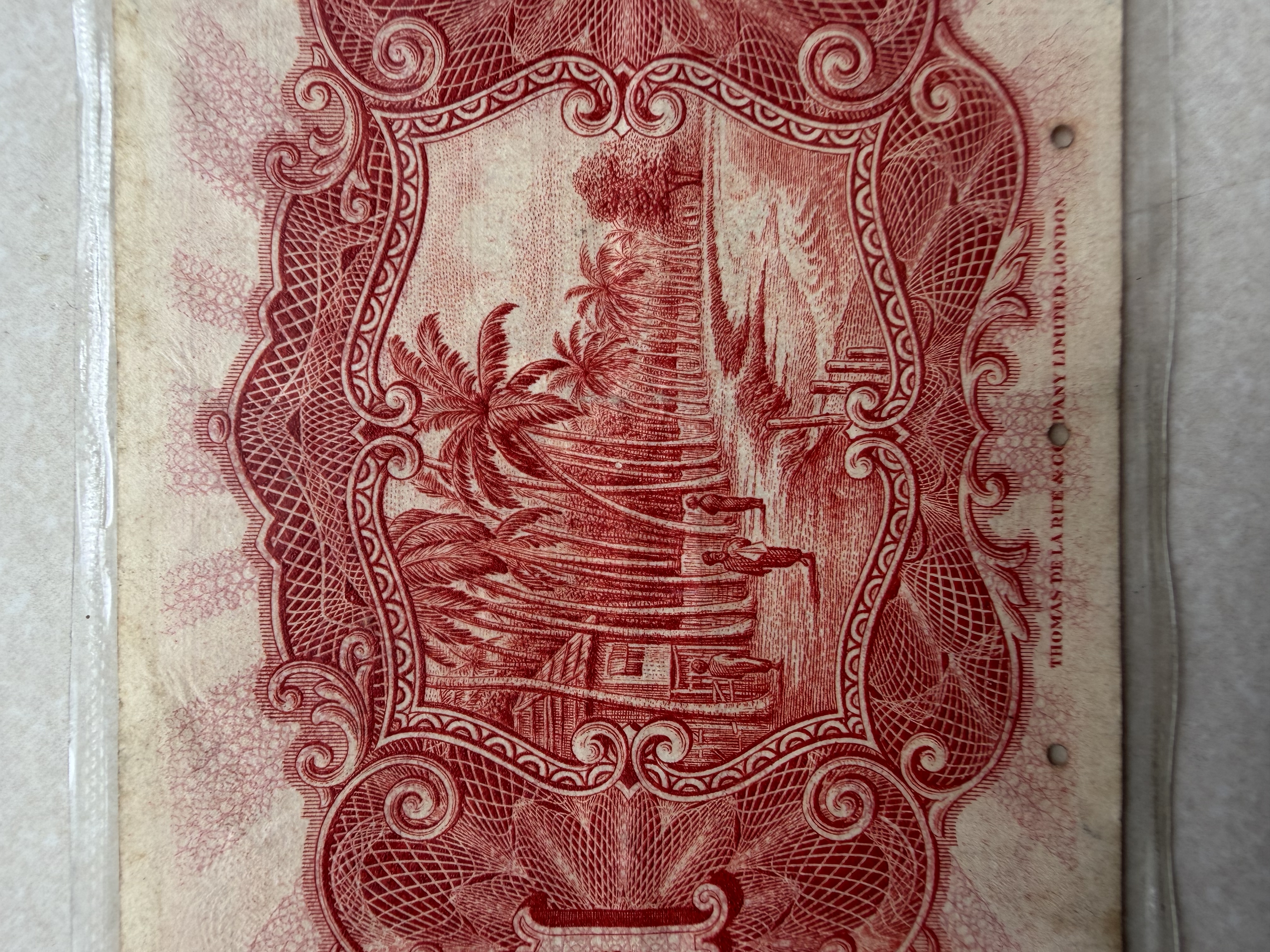 (Nice SN:91391) Straits Settlement 1 Dollar Old Bank Note Year 1925 (Duit Lama Atap/Attap)